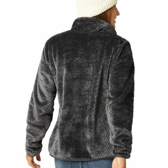 COLUMBIA M Medium 1/4 Zip Soft Fleece Gray Pullover Jacket Sherpa Fleece Cozy - Picture 1 of 12